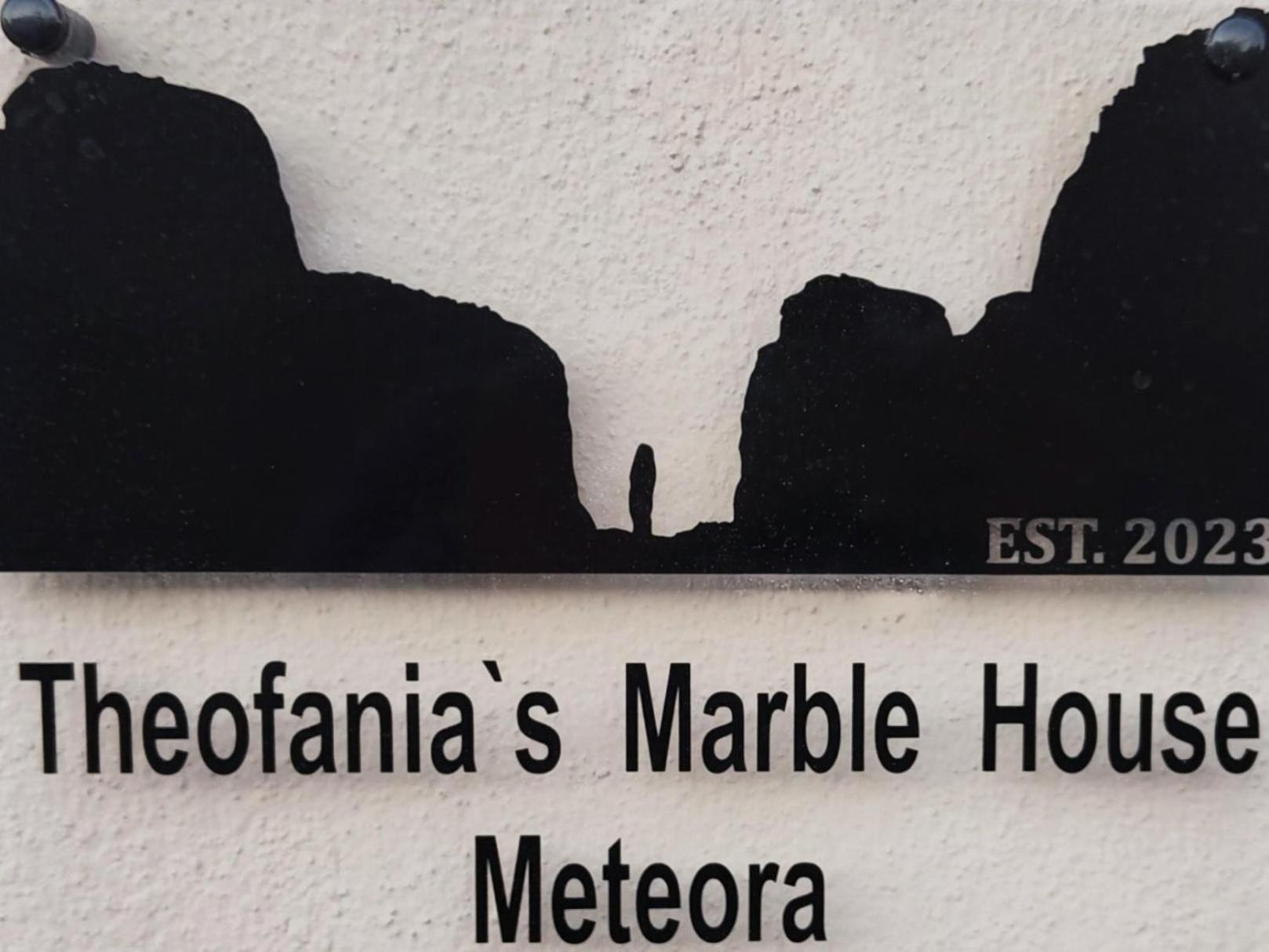 Apartamento Theofania'S Marble House Meteora Kastraki Exterior foto